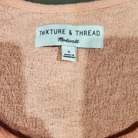 Madewell Texture & Thread Darcie Ruffle Tank SZ S - Picture 5 of 5
